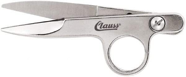 Clauss - 1" Length of Cut, Straight Pattern Thread Snip - 4-1/2" OAL - Benchmark Tooling