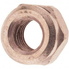 Value Collection - M10x1.50 Steel Washer Hex Nut - 10mm High, Copper Finish - Benchmark Tooling