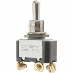 Value Collection - SPDT On-Off-On Toggle Switch - Screw Terminal, Bat Handle Actuator - Benchmark Tooling