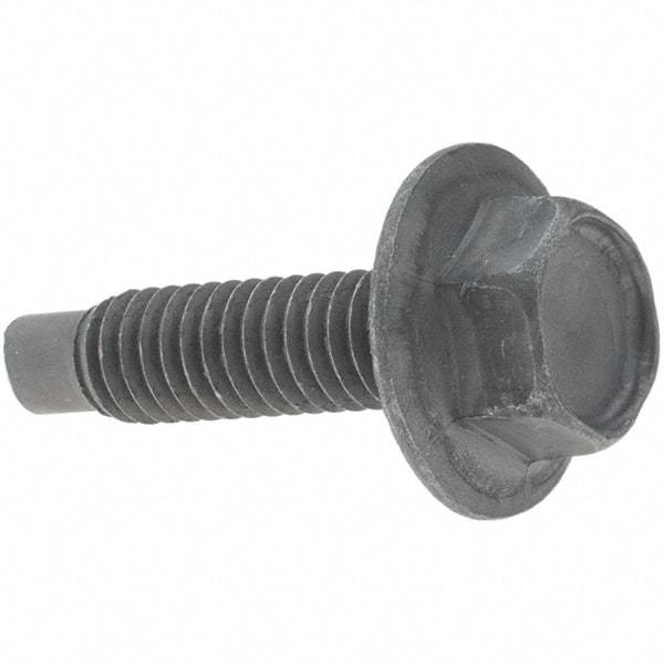 Made in USA - 5/16-18, 1-1/4" Long Hex Head Cap Screw - Grade 2 Steel, Black Oxide Finish, 1/2" Hex - Benchmark Tooling