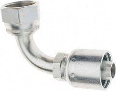Parker - 1-5/16-12 Female JIC Steel Hydraulic Hose 90° Elbow - -12 Hose Size, 3/4" Hose Diam - Benchmark Tooling