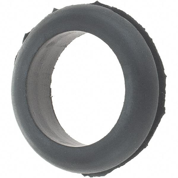 Value Collection - 1-1/8" OD, 1/4" Thick Grommet - Rubber, 15/16" Slot Diam x 1/16" Slot Width - Benchmark Tooling