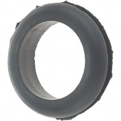 Value Collection - 1-1/8" OD, 1/4" Thick Grommet - Rubber, 15/16" Slot Diam x 1/16" Slot Width - Benchmark Tooling