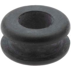 Value Collection - 1/2" OD, 1/4" Thick Grommet - Rubber, 3/8" Slot Diam x 1/16" Slot Width - Benchmark Tooling