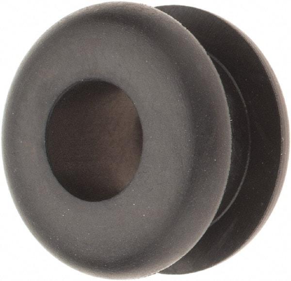 Value Collection - 7/8" OD, 1/2" Thick Grommet - Rubber, 5/8" Slot Diam x 1/4" Slot Width - Benchmark Tooling