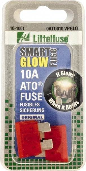 Value Collection - 10 Amp, Automotive Fuse - 3/4" Long, Red, Littlefuse ATO010 - Benchmark Tooling