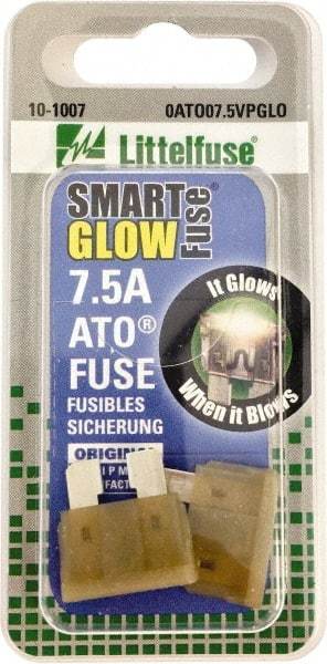 Value Collection - 7.5 Amp, Automotive Fuse - Brown, Littlefuse ATO07 - Benchmark Tooling