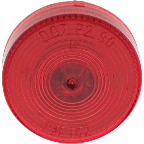 Value Collection - 2-1/2" Long, Clearance Side Marker Light Kit - Red - Benchmark Tooling