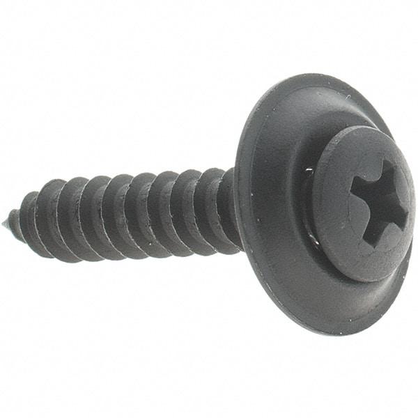 Value Collection - #10 Sems Oval Head Phillips Sheet Metal Screw - 1" Long - Benchmark Tooling