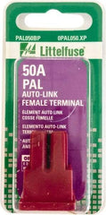 Value Collection - 50 Amp, Automotive Fuse - Red, Littlefuse PAL050 - Benchmark Tooling