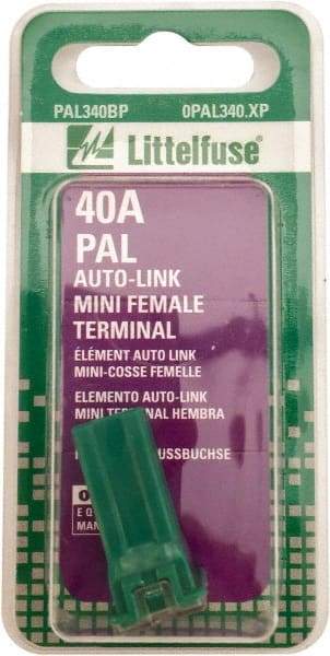 Value Collection - 40 Amp, Automotive Fuse - Green, Littlefuse PAL340 - Benchmark Tooling