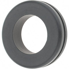 Value Collection - 1-3/4" OD, 7/16" Thick Grommet - Rubber, 1-3/8" Slot Diam x 1/16" Slot Width - Benchmark Tooling