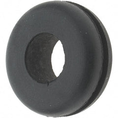 Value Collection - 7/8" OD, 5/16" Thick Grommet - Rubber, 5/8" Slot Diam x 1/16" Slot Width - Benchmark Tooling