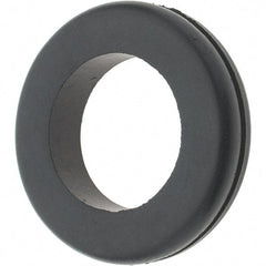 Value Collection - 1-7/8" OD, 3/8" Thick Grommet - Rubber, 1-1/2" Slot Diam x 1/16" Slot Width - Benchmark Tooling