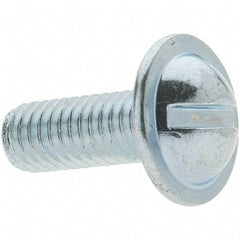 Value Collection - M6 Round Head Slotted Sheet Metal Screw - 16" Long - Benchmark Tooling