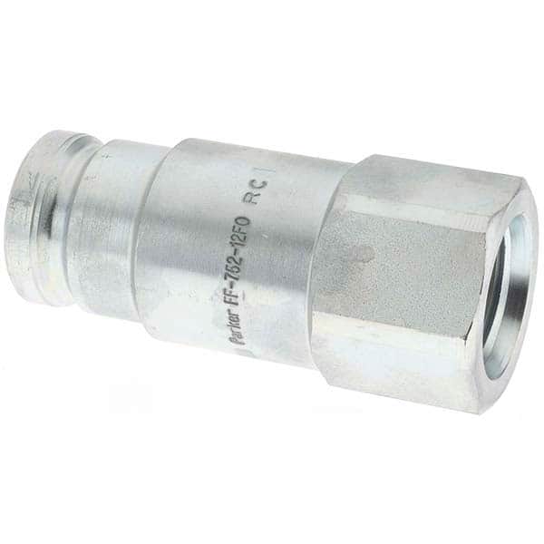 Parker - Hydraulic Hose Fittings & Couplings Type: Female Straight Thread Nipple Hose Size: 3/4 - Benchmark Tooling