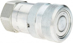 Parker - 3/4-14 NPSF Steel Hydraulic Hose Coupler - 3,000 psi, -12 Hose Size, 3/4" Hose Diam - Benchmark Tooling