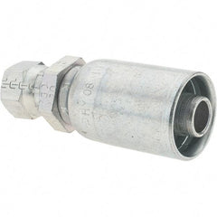 Parker - 9/16-18 Female JIC Hydraulic Hose Female JIC 37° Swivel & Straight Fitting - -8 Hose Size, 1/2" Hose Diam - Benchmark Tooling