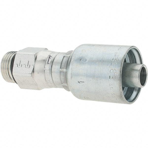 Parker - 1/2 Thread Hydraulic Hose Fitting - -8 Hose Size, 1/2" Hose Diam - Benchmark Tooling