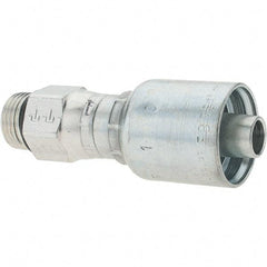 Parker - 1/2 Thread Hydraulic Hose Fitting - -8 Hose Size, 1/2" Hose Diam - Benchmark Tooling