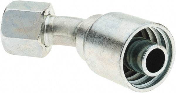 Parker - 3/4 Thread Hydraulic Hose Fitting - -12 Hose Size, 3/4" Hose Diam - Benchmark Tooling