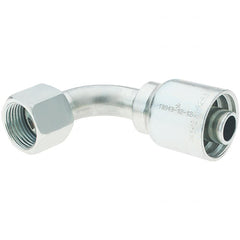 Parker - 3/4 Thread Hydraulic Hose Fitting - -12 Hose Size, 3/4" Hose Diam - Benchmark Tooling