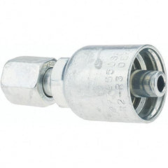 Parker - 9/16-18 Female JIC Hydraulic Hose Female JIC 37° Swivel & Straight Fitting - -6 Hose Size, 3/8" Hose Diam - Benchmark Tooling