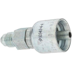 Parker - 1/4 Thread Hydraulic Hose Fitting - -4 Hose Size, 1/4" Hose Diam - Benchmark Tooling