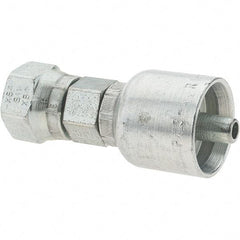 Parker - 1/4 Thread Hydraulic Hose Fitting - -4 Hose Size, 1/4" Hose Diam - Benchmark Tooling