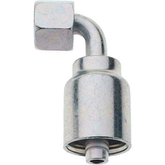 Parker - 3/8 Thread Hydraulic Hose Fitting - -6 Hose Size, 3/8" Hose Diam - Benchmark Tooling
