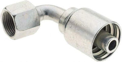 Parker - 1/2 Thread Hydraulic Hose Fitting - -8 Hose Size, 1/2" Hose Diam - Benchmark Tooling