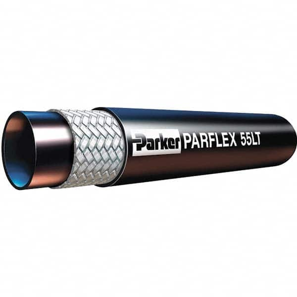 Parker - 1/4" ID x 0.51" OD, Thermoplastic Tube - 3000 psi, Black, 50' Long - Benchmark Tooling