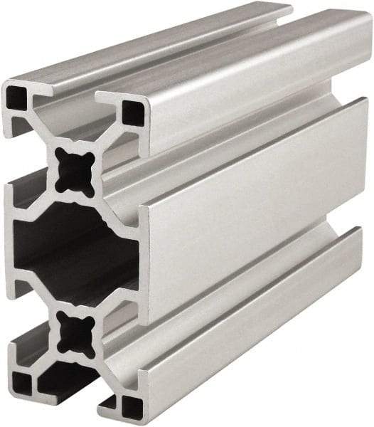 80/20 Inc. - 4 Meters Long x 30 mm Wide x 60 mm Deep, T-Slotted Aluminum Extrusion - Clear Anodized Finish - Benchmark Tooling