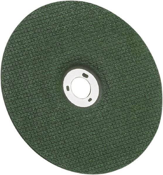 3M - 36 Grit, 7" Wheel Diam, 1/8" Wheel Thickness, 7/8" Arbor Hole, Type 27 Depressed Center Wheel - Ceramic - Benchmark Tooling
