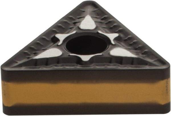 Iscar - TNMG332 PP Grade IC8250 Carbide Turning Insert - TiCN/Al2O3/TiN Finish, 60° Triangle, 3/8" Inscr Circle, 3/16" Thick, 1/32" Corner Radius - Benchmark Tooling