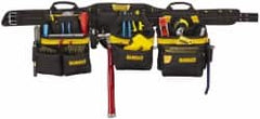 DeWALT - 29 to 46" Waist Apron - 31 Pocket, Black, Polyester - Benchmark Tooling