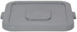 PRO-SOURCE - Square Lid for Use with 32 Gal Square Trash Cans - Gray, Plastic, For Huskee Trash Cans - Benchmark Tooling