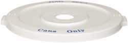 PRO-SOURCE - 32 Gal White Round Recycling Container - Polyethylene - Benchmark Tooling