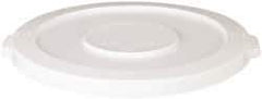 PRO-SOURCE - Round Lid for Use with 32 Gal Round Trash Cans - White, Plastic, For Huskee Trash Cans - Benchmark Tooling