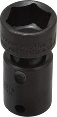 Proto - 3/8" Drive 3/4" Standard Universal Impact Socket - 6 Points, 2-3/32" OAL - Benchmark Tooling