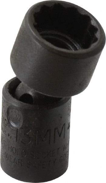 Proto - 1/4" Drive 13mm Standard Universal Impact Socket - 12 Points, 1-19/32" OAL - Benchmark Tooling