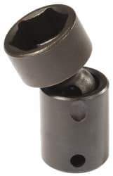 Proto - 3/8" Drive 5/8" Standard Universal Impact Socket - 6 Points, 2-3/32" OAL - Benchmark Tooling