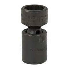 Proto - 3/8" Drive 17mm Deep Universal Impact Socket - 12 Points, 2-3/32" OAL - Benchmark Tooling