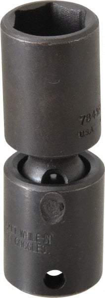 Proto - 3/8" Drive 16mm Deep Universal Impact Socket - 6 Points, 2-11/16" OAL - Benchmark Tooling