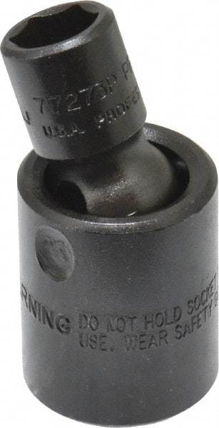 Proto - 3/8" Drive 3/8" Standard Universal Impact Socket - 6 Points, 1-29/32" OAL - Benchmark Tooling