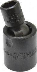 Proto - 3/8" Drive 3/8" Standard Universal Impact Socket - 6 Points, 1-29/32" OAL - Benchmark Tooling