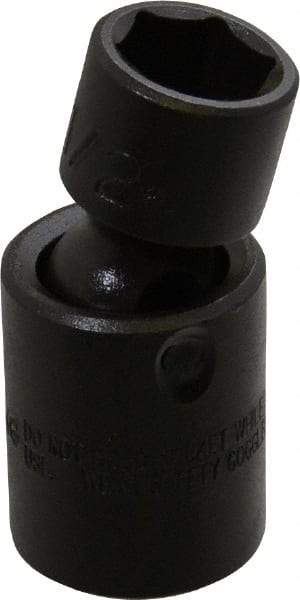 Proto - 3/8" Drive 1/2" Standard Universal Impact Socket - 6 Points, 2" OAL - Benchmark Tooling