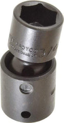 Proto - 1/2" Drive 3/4" Standard Universal Impact Socket - 6 Points, 2-19/32" OAL - Benchmark Tooling