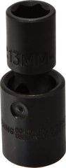 Proto - 1/2" Drive 13mm Standard Universal Impact Socket - 6 Points, 2-19/32" OAL - Benchmark Tooling