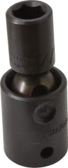 Proto - 1/2" Drive 7/16" Standard Universal Impact Socket - 6 Points, 2-19/32" OAL - Benchmark Tooling